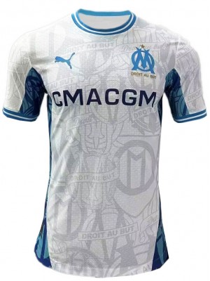 Olympique de Marseille maglia da casa uniforme da calcio prima maglia da calcio per abbigliamento sportivo da uomo 2024-2025